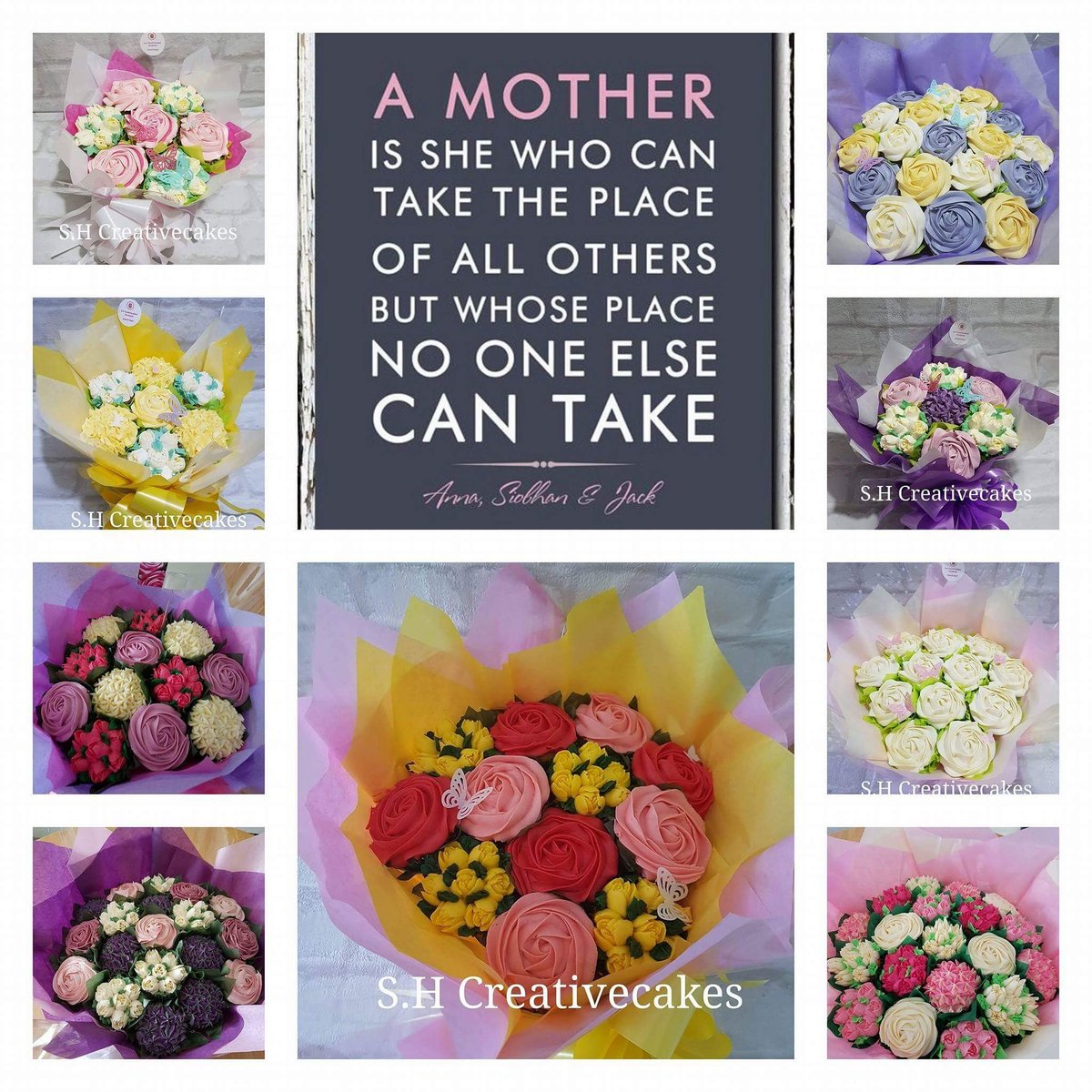 Now taking orders for Mother's day #mother #cakes #cake #cupcake #cupcakebouquet #CupCakes #edibleflowers