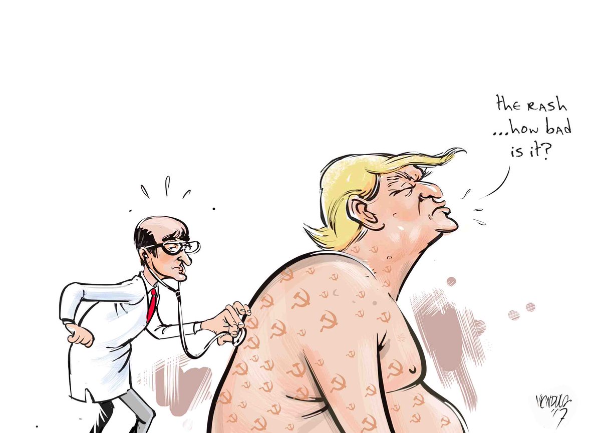 solo_ambuku's tweet photo. @Reuters @FBI are focussed @POTUS , the #RussianConspiracy is written all over your body, other than scantily as in #KremlinReport. #Resist electoral theft, embrace electoral justice for sustainable democracy and peace! 👊 https://t.co/b7MCaimmqs
