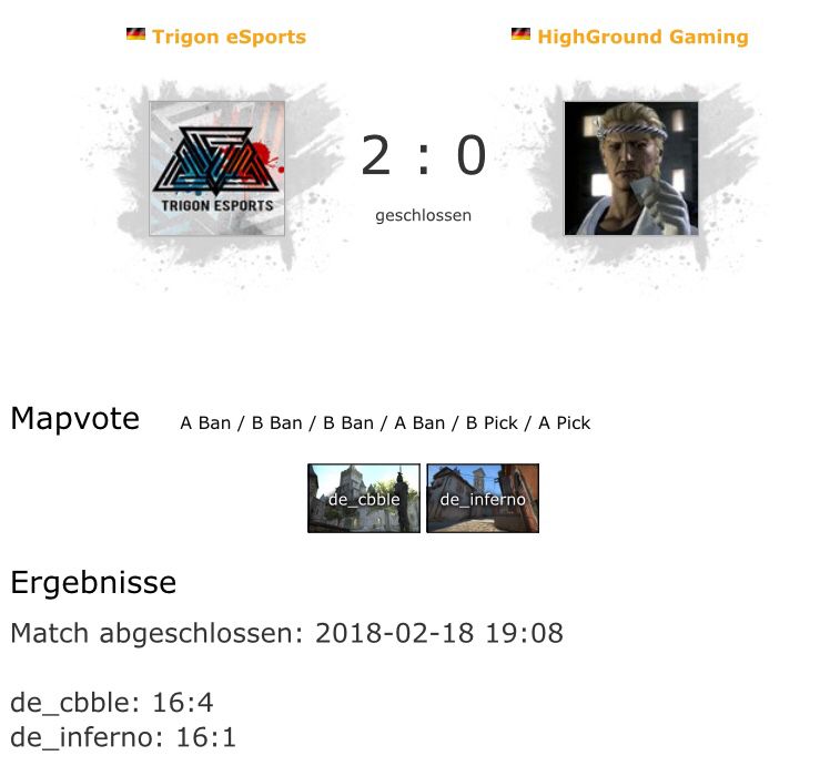 TrigoneSports's tweet photo. Ein heroisches Statement gesetzt zum Beginn der #99damage Liga!! GGWP an unsere Gegner! #fairplay #csgo #trigonesports #teamwork https://t.co/SZUwAPPIvj
