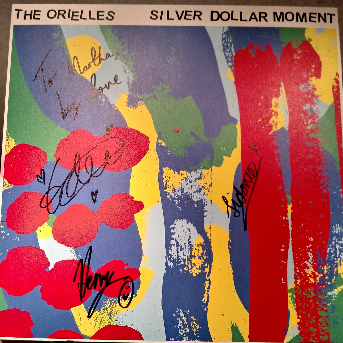 jonatharris's tweet photo. I can't think of a better present for my 4 year old daughter! Looking forward to seeing her rock out to The Orielles! https://t.co/dUuk83b6Xp