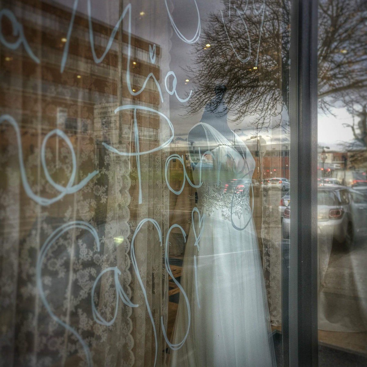 hblossombridal's tweet photo. Hi #weddingdaychat! How cute does our @SoSassiBridal Libby #weddingdress look in our #bridalboutique window? We love how effortlessly gorgeous this #bridalgown looks! xx #madeinengland #trafford #cheshire #manchester #saletown #weddingdressshopping #weddingdressshop #bridetobe x https://t.co/tB7Ldl12Pa