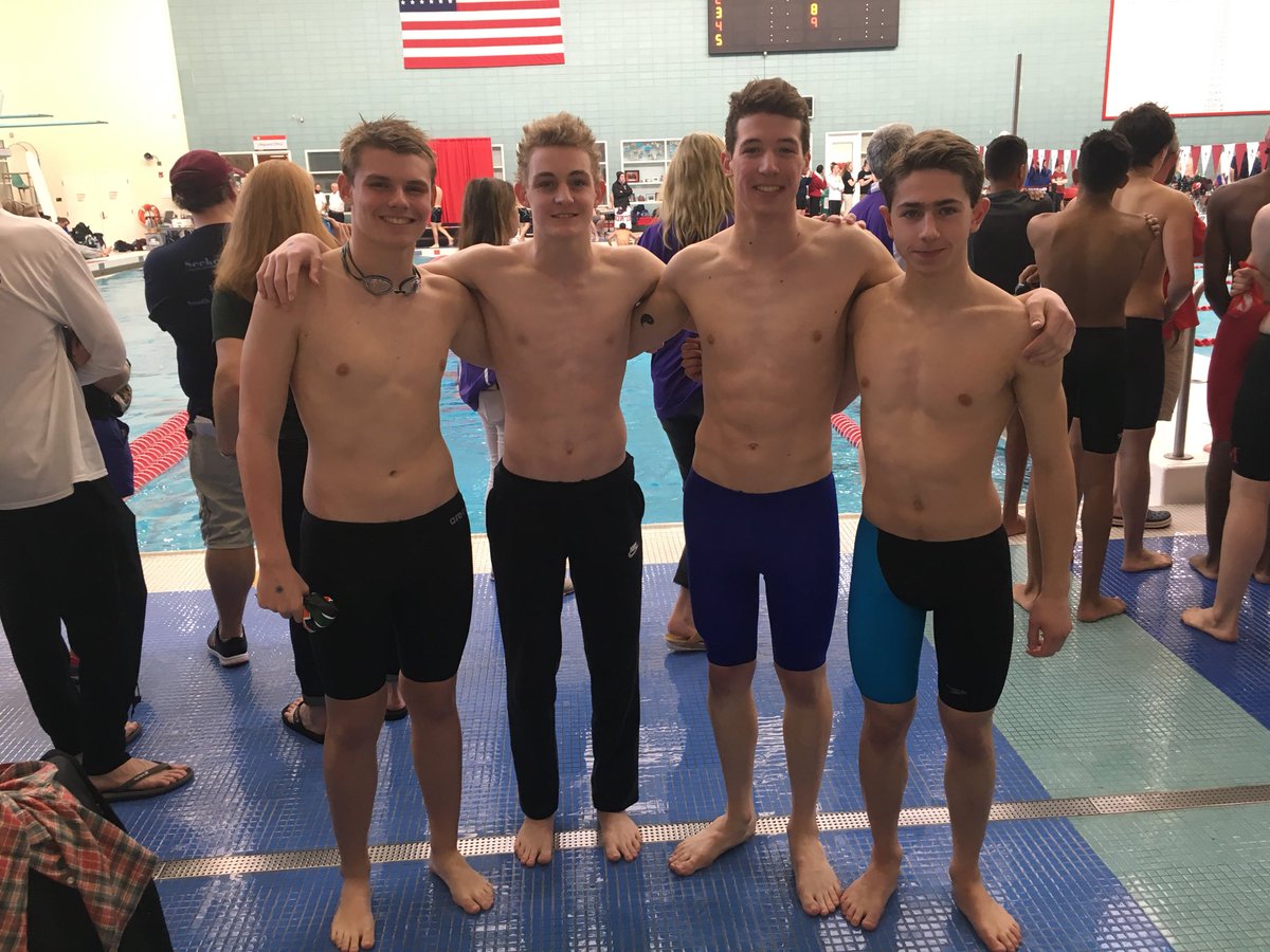 coachLibs's tweet photo. #Congratulations to Zach Holbrow, Cole Salyards, Sam Richardson, and Alex Matsoukas for placing 16th in the 200 Freestyle Relay!! ๐๐ปโโ๏ธ๐๐๐ป #allgoodstuff #gohillers #fastboys #TwitterTakeover #BoysStates https://t.co/jjBMlX5w5i