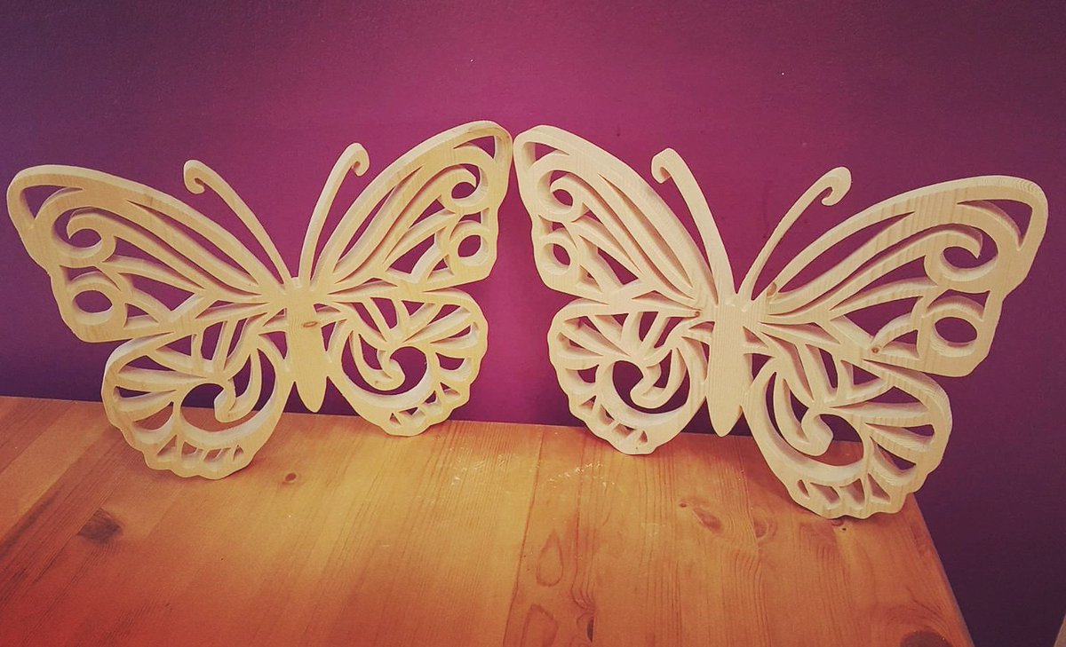 Sylvanwoodwork1's tweet photo. Looking for something special for #MothersDay 
Why not treat that special lady to some wonderful hand cut reclaimed timber butterflies. #reclaimedtimber #scrollsawmagic #nothingbutlove https://t.co/UmhfYPxmMJ