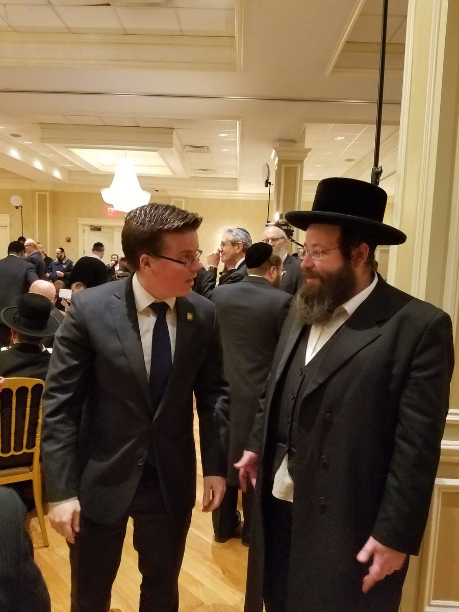 Rabbi Joel Rosenfeld  (Director Government Affairs For Bobov) wishing our good friend Assemblyman <a href="/Bobby4Brooklyn/">Assemblymember Robert Carroll</a> as safe &amp; pleasant trip to israel today with <a href="/JCRCNY/">JCRC of New York</a>