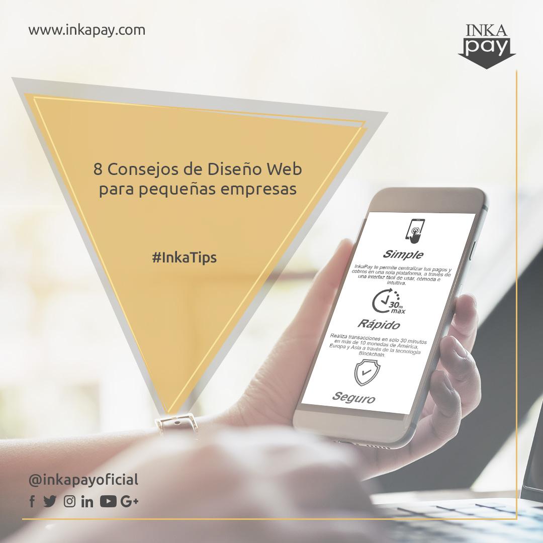InkaPayOficial's tweet photo. 8 consejos de diseño web para pequeñas empresas https://t.co/4kB7RYs1pQ vía @ReInSpirit
#InkaPay #InkaTips #web #design #tips https://t.co/D3VFgrw6P1