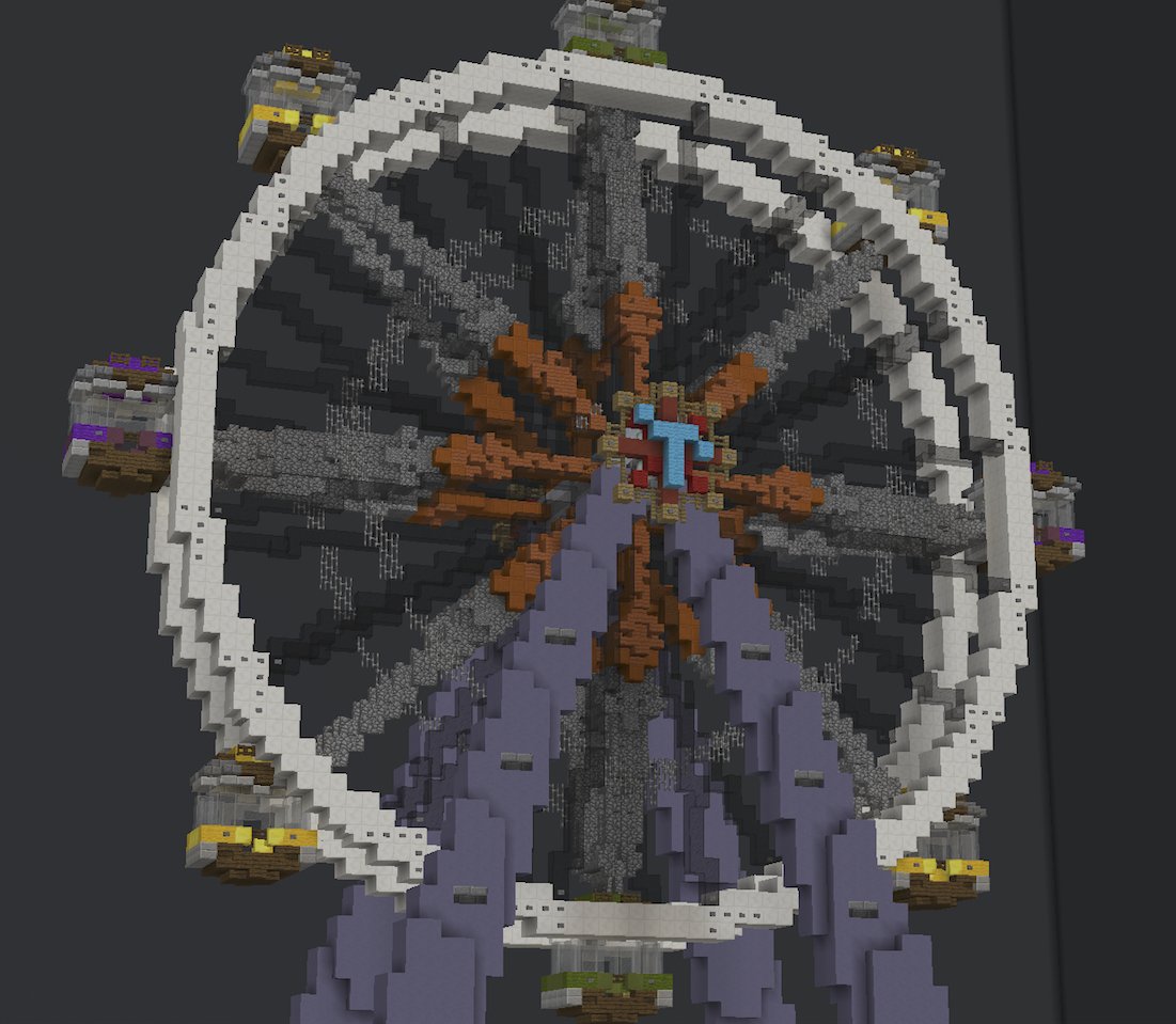 clavrax's tweet image. Here you can see a ferris wheel for my upcoming @TricketyNetwork project  which I have built on the @SoundofBlocks server. I hope you will enjoy  this little spoiler.  

And the render comes from @MaakiXD