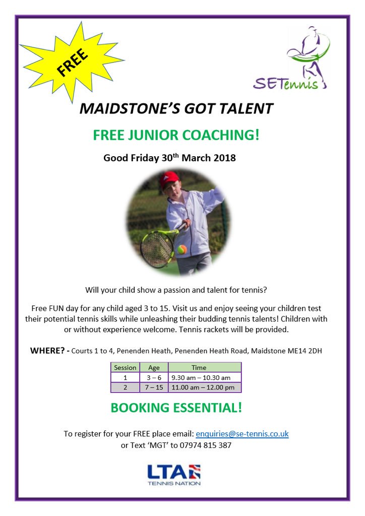 Good Friday Great #Tennis #SETennis #Maidstone