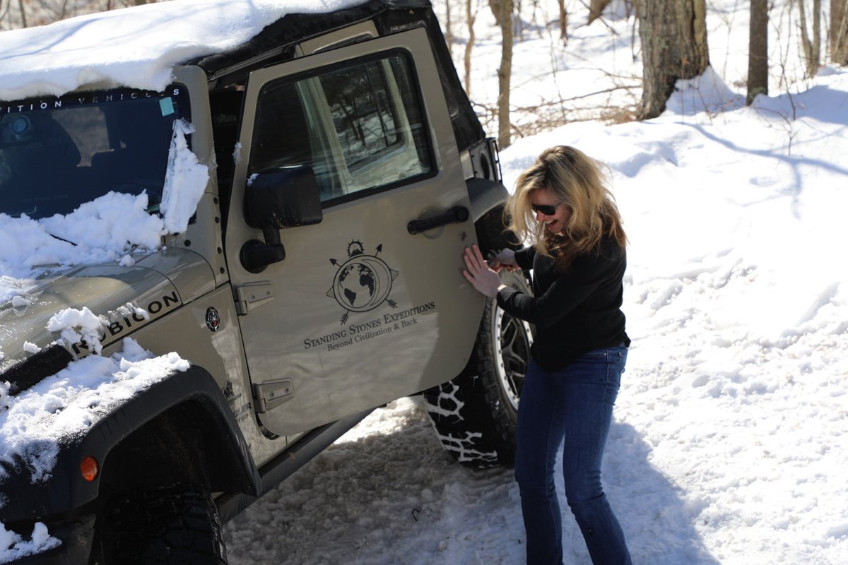 The ladies love the ground clearance of our new #AEV Jeep #Rubicon JK350’s! #jeeparmy #jeepnation #jackwolfskin