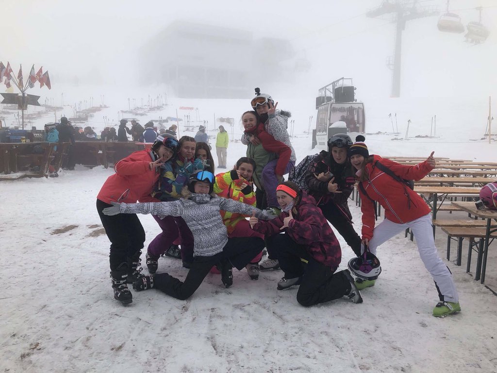 CoedcaeSchool's tweet photo. It’s been a fab first day in Austria. Light snow and serious skiing! Lots of fun at lunchtime too! Can’t wait for tomorrow! #greatkids https://t.co/XJ9V8HMb5o