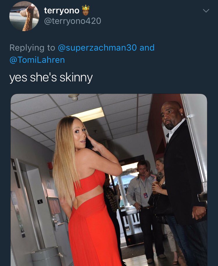 1. mariah is skinny. fuck blue lives