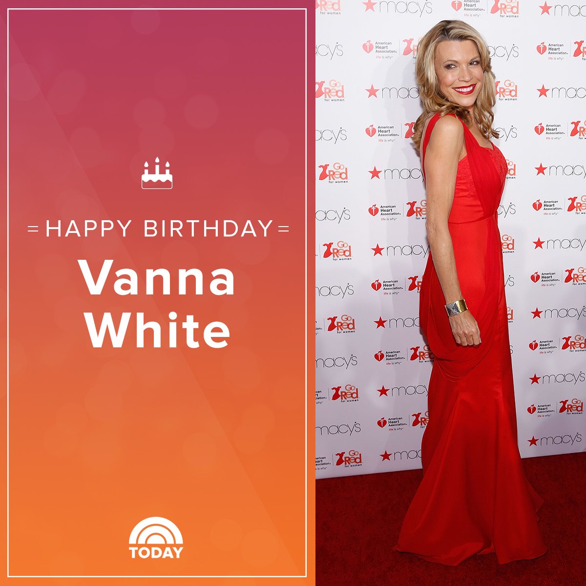 Happy birthday, Vanna White!  