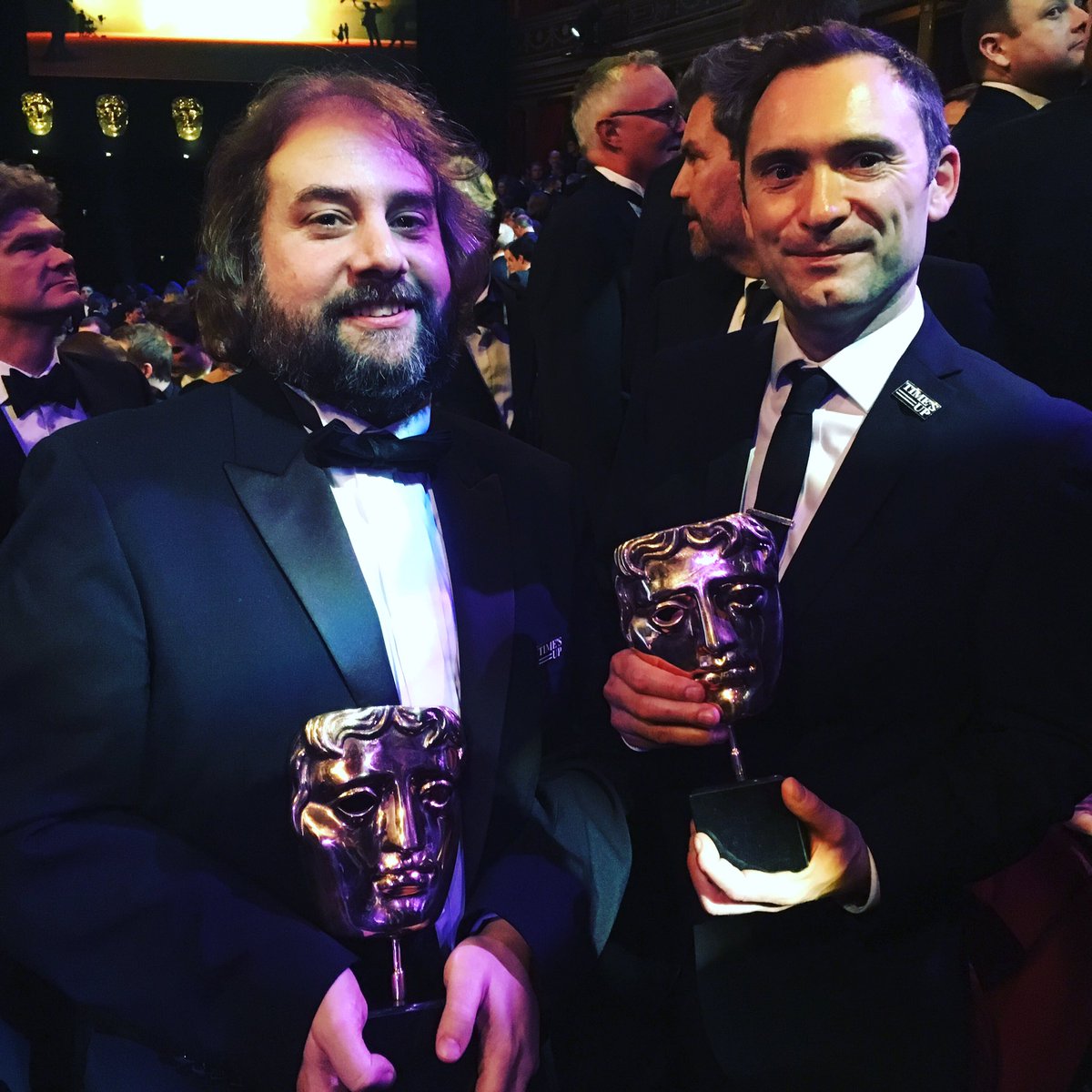 edgarwright's tweet photo. I've worked with Jon Amos for 11 years and Paul Machliss for 19. So it would be an understatement to say I couldn't be prouder of them winning their first BAFTA Film Editing on 'Baby Driver'. Amazing. https://t.co/Fbunna8Sbm