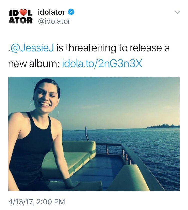 10. Jessie j is threatening to release a new album