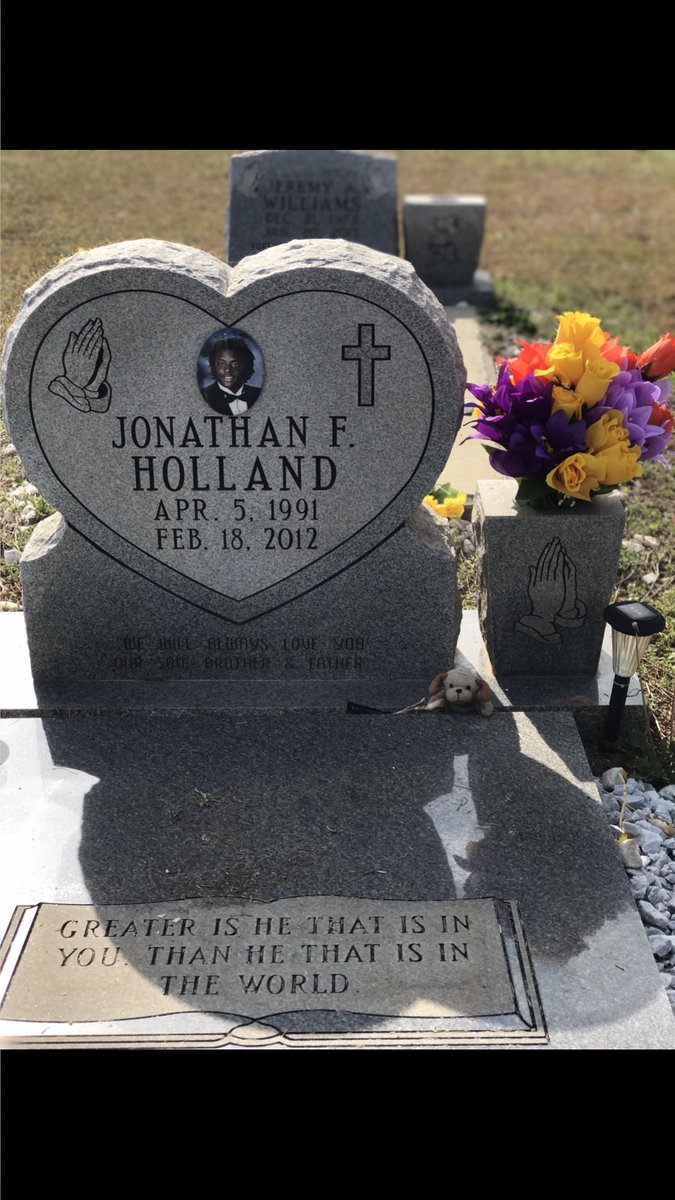 NJH_IV's tweet photo. LOVE YOU BROTHER. Today makes six years😥. Rest up. #LLJON https://t.co/QxavF5rsRC