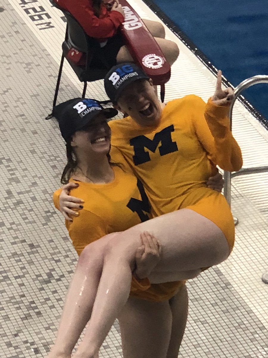 Sierra_Swims's tweet photo. I still can’t believe that we did it! I’m so blessed and overjoyed to have this team around me. Every single person has worked so hard this season and it paid off! Now it’s time to get ready for the next step! #goblue #enjoythejourney #threebeat https://t.co/CmHUgoCaLl