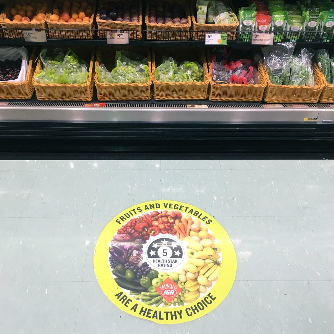 Fruit and vegetables are a healthy choice! Aim for 2 serves of fruit and 5 serves of veg a day 🥦🍅🥕🍉🥑🍍 #eatwellatIGA #healthysupermarket #gofor2and5