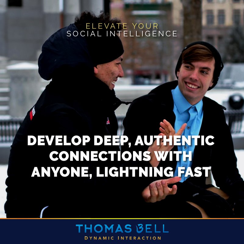 DynamicInterac's tweet image. … even with people you just met. Elevate your Social Intelligence.

#DynamicInteraction
#ThomasBell