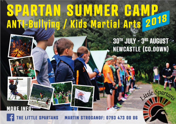 DanielMckendry's tweet photo. A5 Flyers designed for The Little Spartans of #Ballymena It's always nice to work on something like this. #Flyers #Leaflets #Design #Designer #Graphics #Advertising #antibullying #Kids #MartialArts #NorthernIreland #CountyDown #SummerCamp https://t.co/85gfpIlfEs