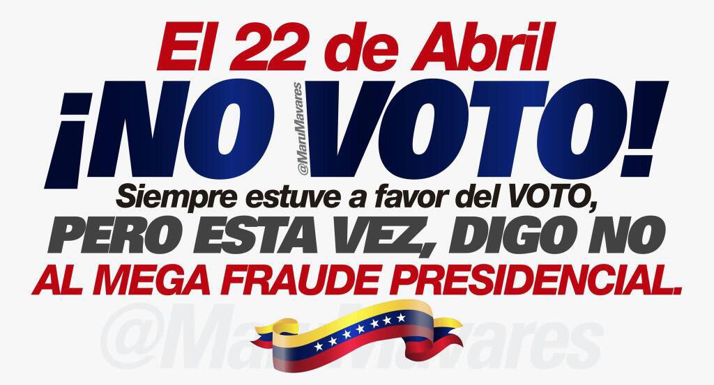 Ji_Predicciones's tweet photo. Yo apuesto por Venezuela. Sé que despertaremos de esta oscura pesadilla, pero lo dejo claro: Conmigo no cuenten para validar dictaduras a través de farsas electorales. ¡YO NO VOTO! https://t.co/4ZfULqL6Lm