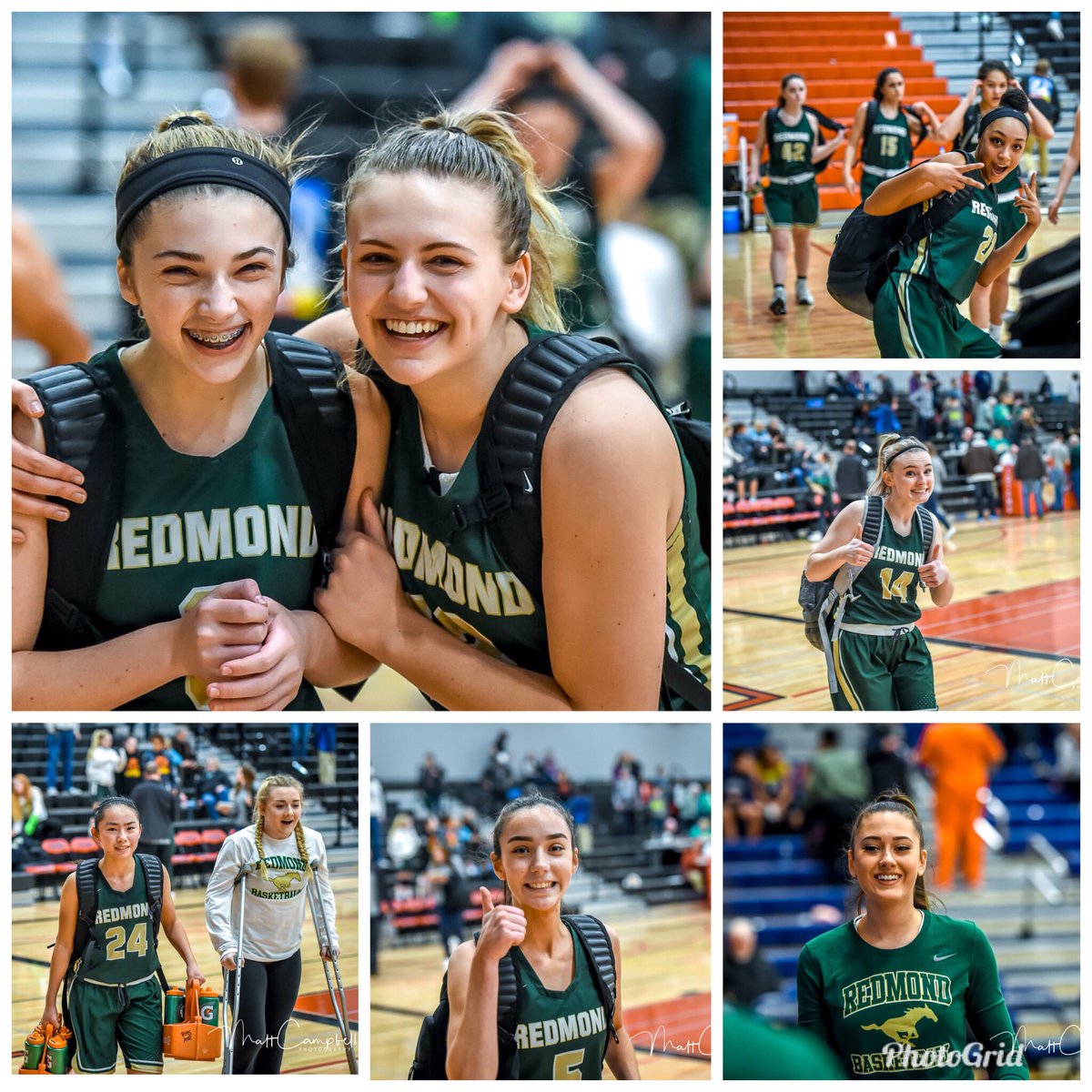 Thanks for capturing these smiles <a href="/mattcampbell66/">Matt Campbell</a> WHAT A SEASON!! 💛🏀💚#OneHerdOneHome #gostangsbaby