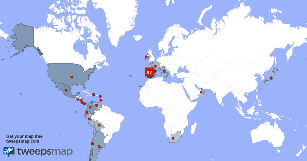 LTic2's tweet photo. Mis seguidores viven en España(85%),México(2%),Granada(2%) y más https://t.co/mBWaAnULFE https://t.co/93YZdwwv27