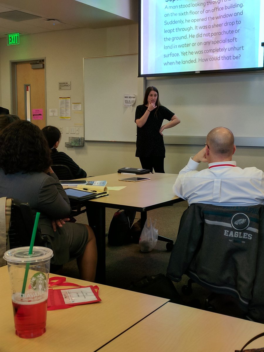 dawnecadams's tweet photo. @BinghamtonCSD #2018PBL @mstobs leading a PBL discussion on scaffolding #BPatriotProud #EngageEmpowerEducate https://t.co/zxsmb2PEXI