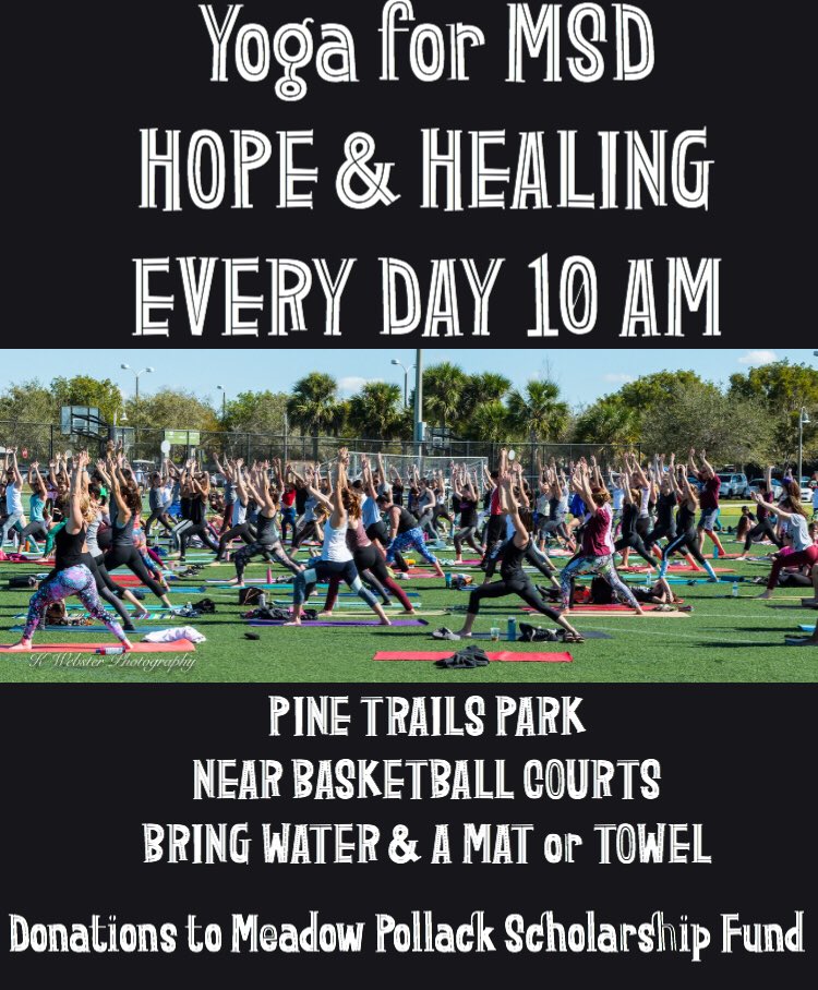 MSD_MsKenny's tweet photo. Please retweet &amp;  join us- even if you just come to hang out and not do yoga. https://t.co/vjFoHynfD6