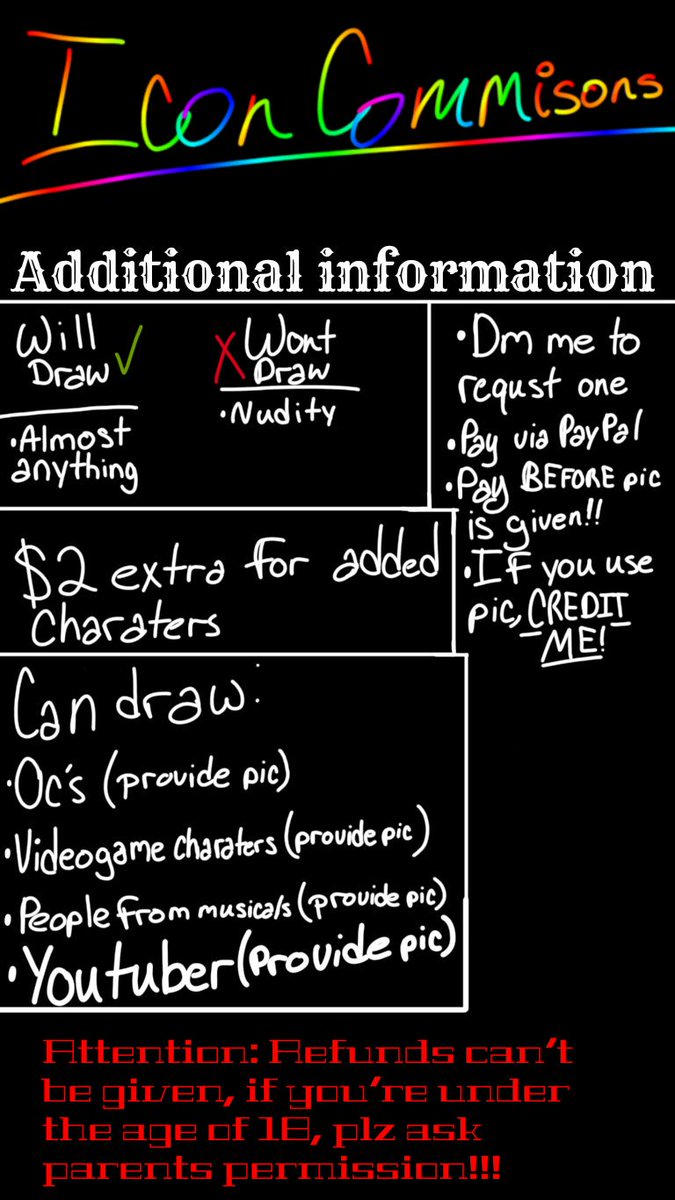 _Its_All_Okay_'s tweet photo. OFFICIAL ICON COMMISSIONS SHEETS!!!!

((Any other questions you may have, feel free to ask!)) https://t.co/fBX1mKIzhI