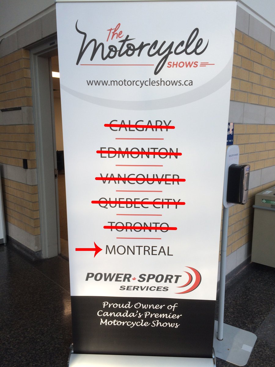 That's a wrap for the 2018 edition of the #MotoShowTO! Thanks to everyone who joined us. Looking forward to doing it all over again next year. Montreal is the next stop - Feb. 23-25. Details 👉  bit.ly/2EDy56k