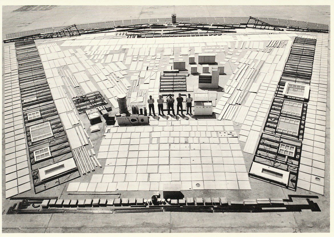 klaustoon's tweet photo. Components of a Lustron Prefabricated House, Columbus, Ohio (1949) via @thingsorganized vs. Pink Floyd: Ummagumma, 1969 https://t.co/PI61qM8coC