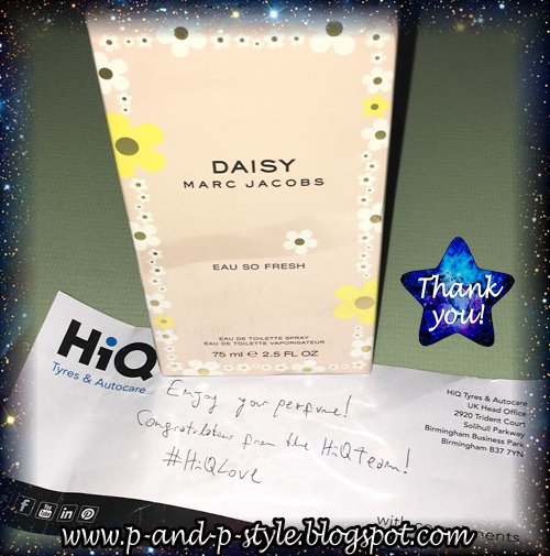 pandpstyle's tweet photo. Look what arrived from @HiQ_fastfit. 😊 Thank you so much for this fabulous Daisy perfume! I cannot wait to try it out. 😊 #HiQLove 💕✨ https://t.co/yEbtaLNoly