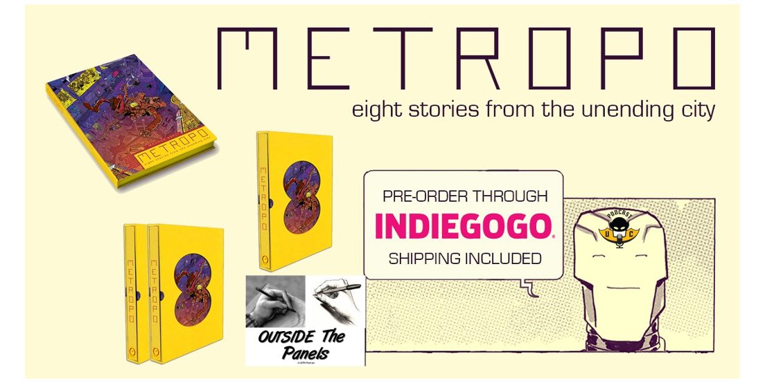 UndercoverCapes's tweet photo. .@johnnyhughes70  takes the hosting seat in the NEW @OutsideDaPanels talking to the creative minds behind #Metropo @MagnusAspli  @dan_hill  only on #UCPN #indie #comics #indiegogo https://t.co/WL0plr8rkb https://t.co/Q3aqPB1yB2