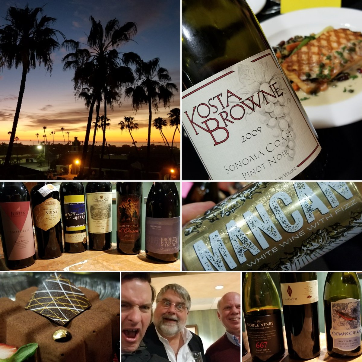 SawyerSommelier's tweet photo. To prep for #NationalDrinkWineDay (Feb 18), tasting flavorful offerings w/my fellow #winejudges at #TheToastoftheCoast #WineCompetition at the #DelMarRacetrack! #SawyerSomm #MyWineSociety #winematters #friendsmatter #letsdrinkthis #WineReviewsOnline https://t.co/Y7agBo2Ra7