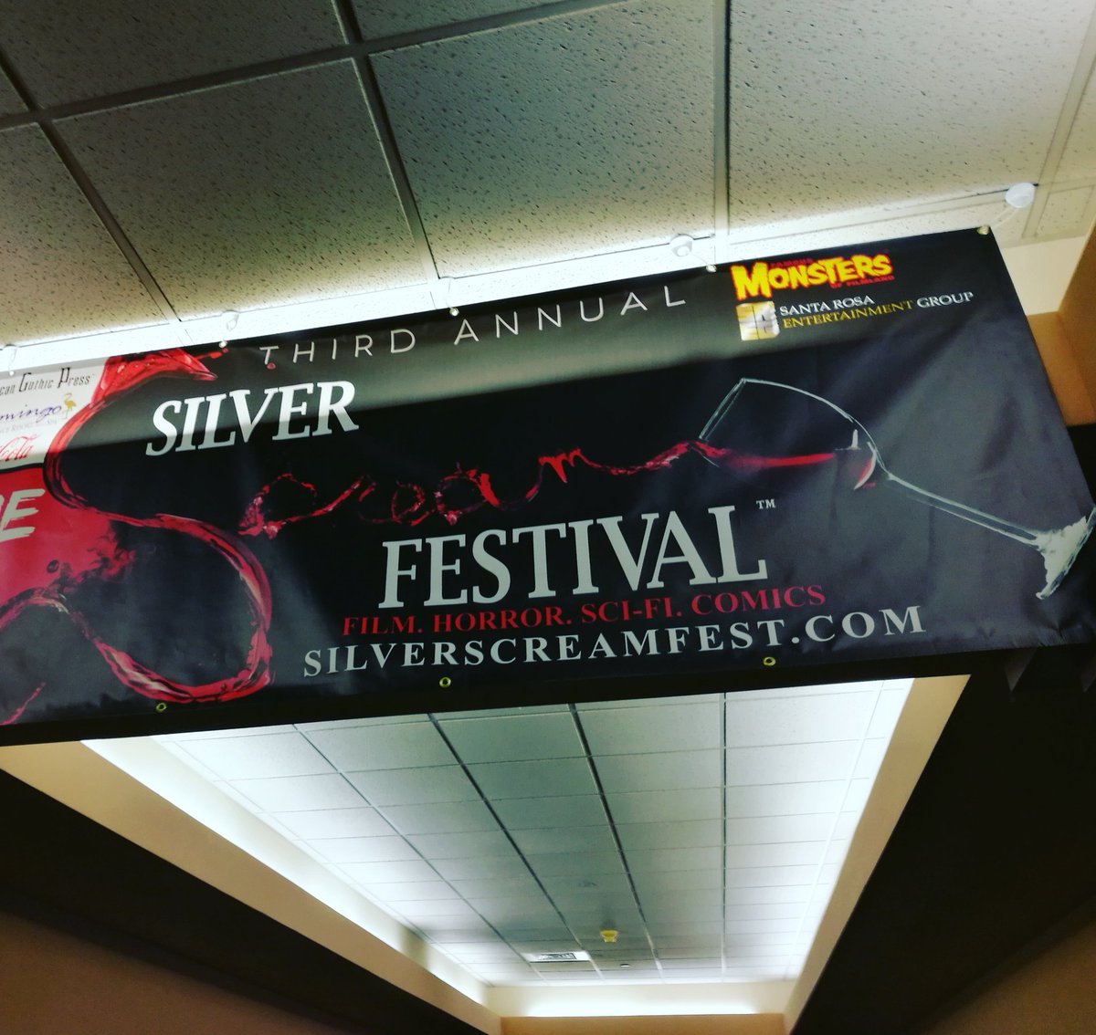 Supporting our #localfilmmakers @SlvrScreamFest. #horrorfilm