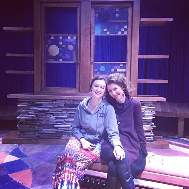 missmalindakat's tweet photo. So glad to have gotten to work with my mama again. What a great experience The Skin of Our Teeth has been. Feeling very very grateful. #closing #CTCteeth https://t.co/8CF6SScJTN