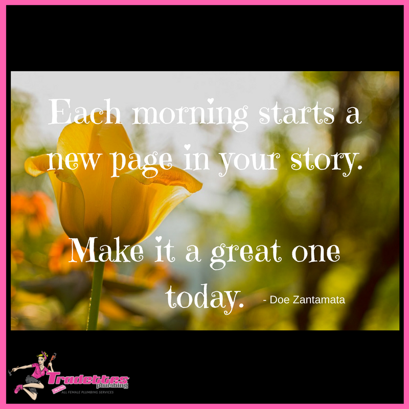 Tradettes's tweet photo. Hope you make a great one today :)
#inspirationquotes
#motivationquotes
#Tradettes
#FemalePlumbers
#Plumbing
#Plumbers
#PlumbersInBrisbane
#AwardWinningPlumber
#Brisbane
#QLD
https://t.co/D4HBohAOgk
1300260114 https://t.co/HkFmDAMKLS