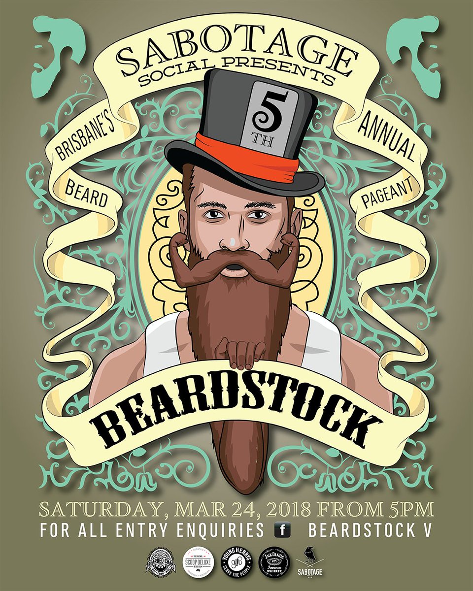HairbrainC's tweet photo. Beardstock is back! Sweet poster. Need a poster? I'll make you a poster.
#poster #gigposter #gigposters #illustration #graphicdesignbrisbane #beardstock https://t.co/QYOpb9zcXY