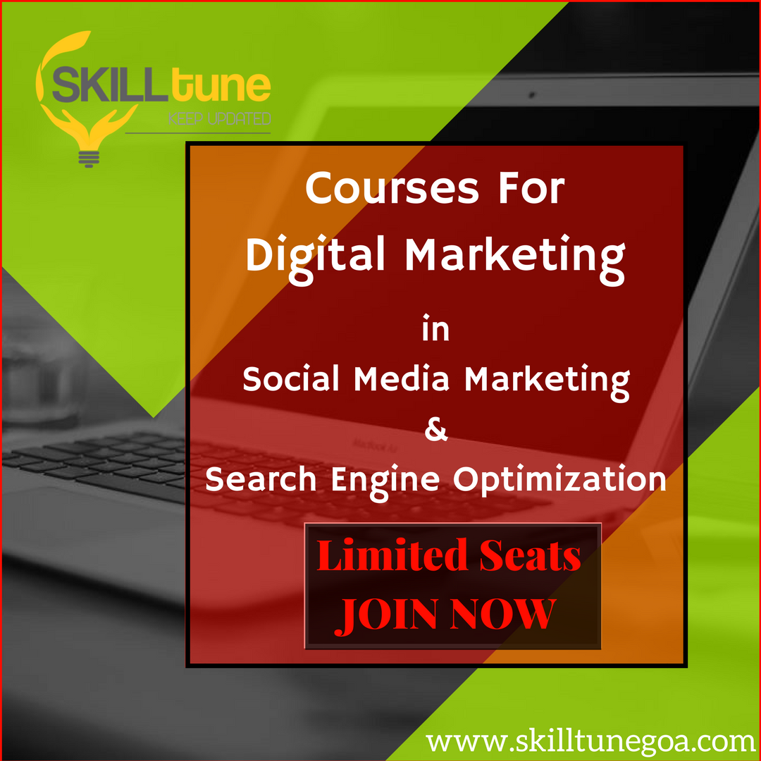 skilltunegoa's tweet photo. Learning is easy when you really want to learn something.
Learn Digital Marketing in social media marketing and search engine optimization.

#digitalmarketingtraning  #searchengineoptimization #socialmediamarketing 

For more details visit us at https://t.co/h7rogwhCkR https://t.co/fycje9nGyx