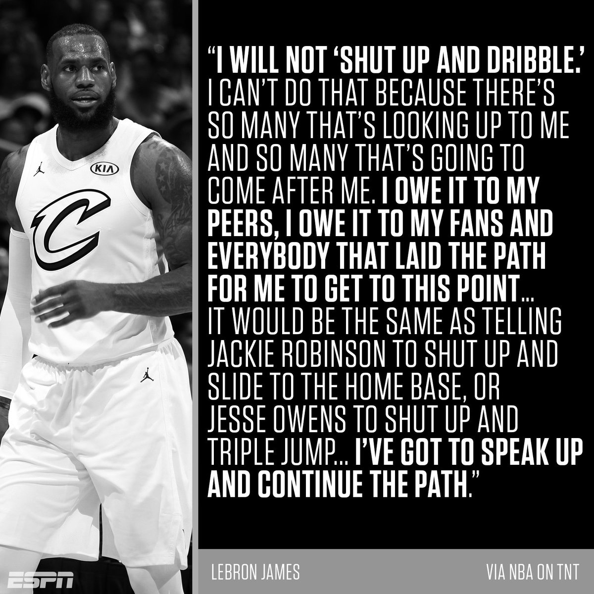 lebron shut up and dribble