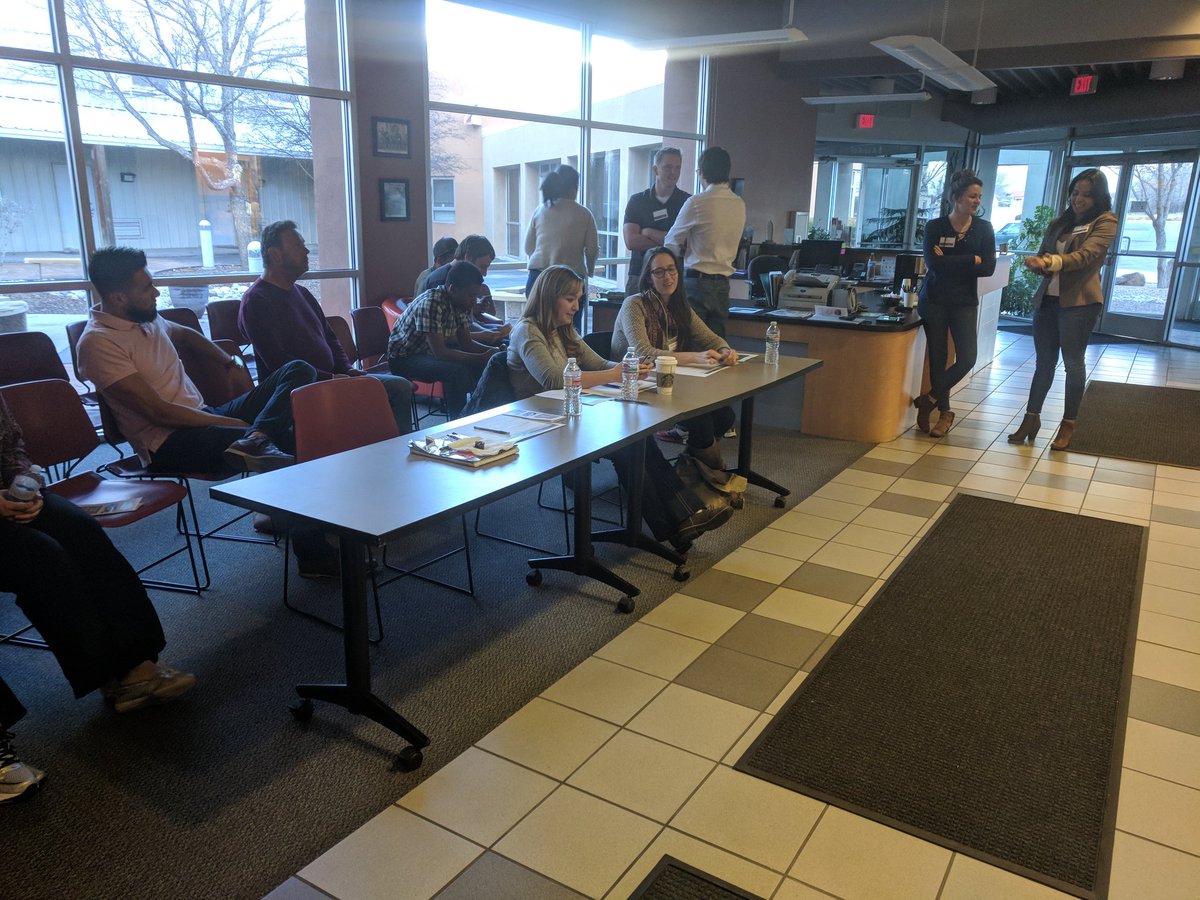 SeanPatOShea's tweet photo. Startup weekend judging about to get started #SWSantaFe @NM_econ_dev https://t.co/2XTxKrGuEC