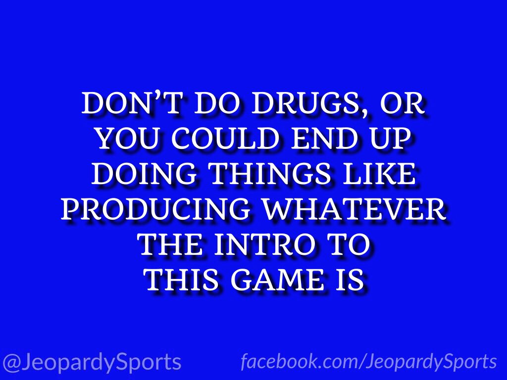 JeopardySports's tweet image. “What is: the NBA All Star Game?”
#JeopardySports #NBAAllStar
