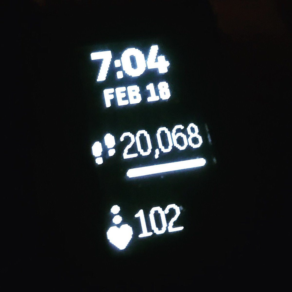 donnakingmusic's tweet image. Walking the dog in the dark because my goal today was 20,000 steps! I think I’m going to sit down now! Happy not so lazy Sunday! #healthylifestyle #walking #fitbitcharge2 #fitbit