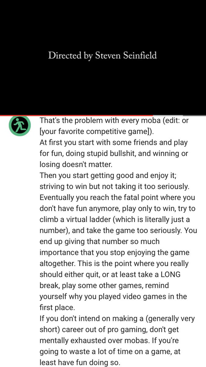 NotBillyGei's tweet photo. Just found this GEM of a comment on YouTube. Why I quit VG in a nutshell. https://t.co/pz9PH726vr