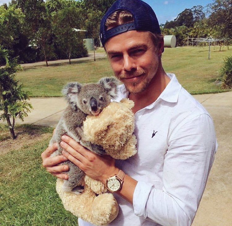 —Missing my buddy, Derek Hough junior.