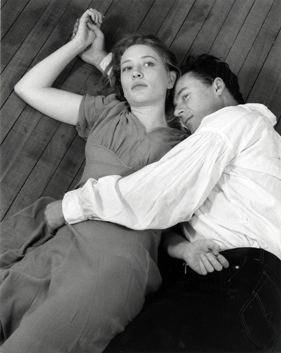 Getting inspired by this enchanting photo of #CateBlanchett and #RichardRoxburgh in #NeilArmfield 's seminal 1994 production of Hamlet, in rehearsal for @brettdeanmusic #HamletOpera at @adelaidefest @The_ASO @StateOperaofSA @fatboyclayton #LorinaGore