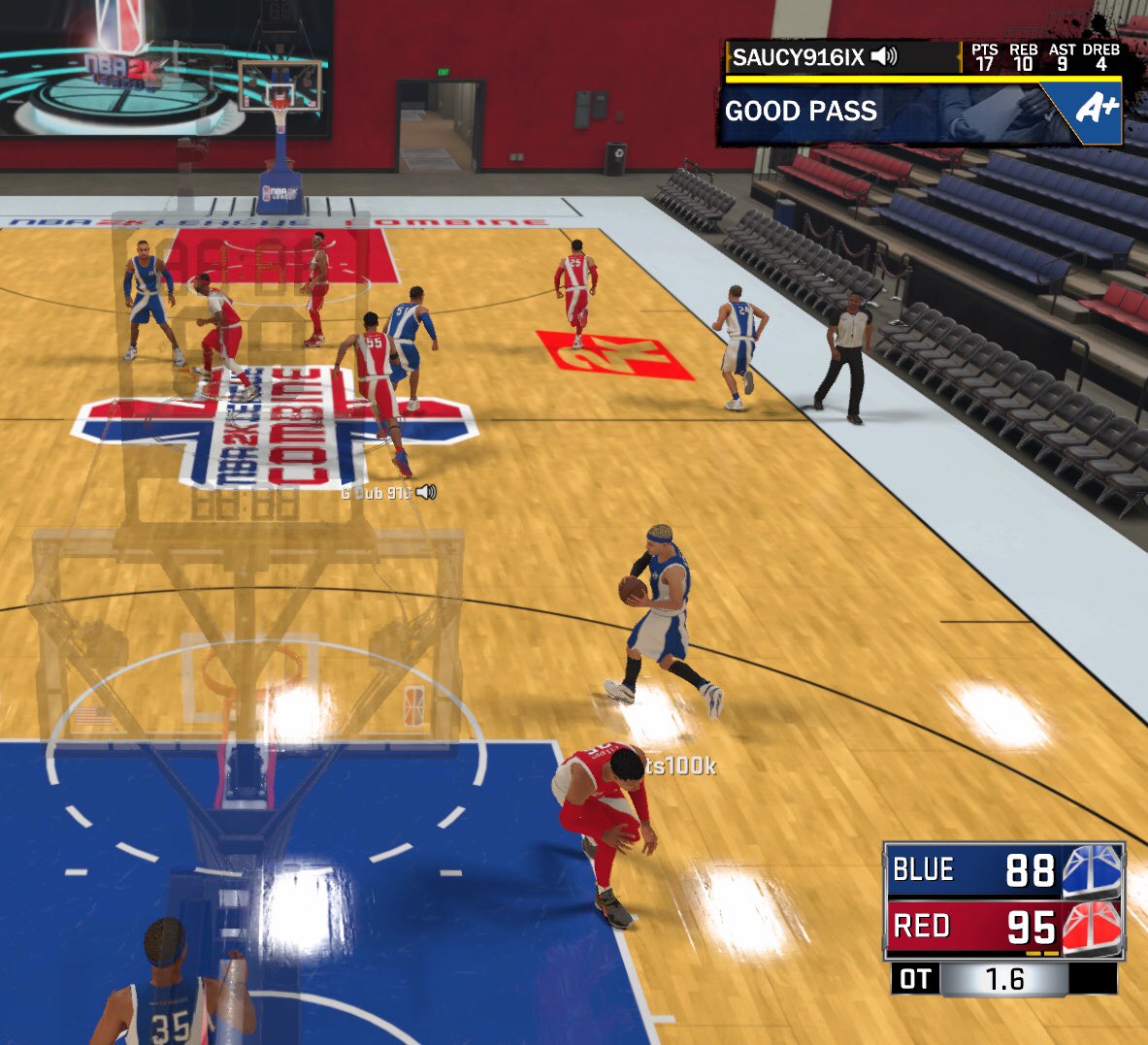 saucy916_100k's tweet photo. So close to a Triple Double again, not worried tho our team got the W #PF #ImVersatile #6ThMan #IWantThisMoreThenYou @youFamousEnough @2KCrewFinder @WizardsDG @NBA2KLeague @WalkOnWarriors https://t.co/6hWvjVzsyP