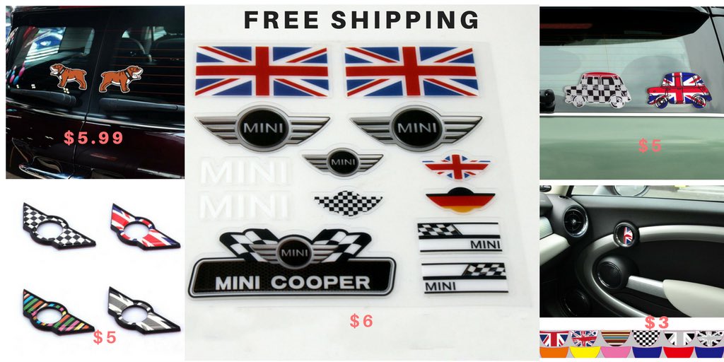 MotorToken's tweet image. Accessorize your #MINI with these awesome decals. 
Click 👉 deedubs.net/collections/mi… to get yours now! #CustomMINI #MINICooper #MotorOn