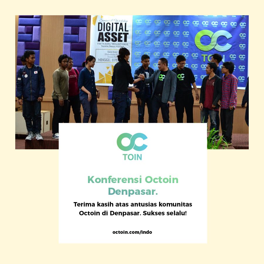 octoinindonesia's tweet image. Belum lama ini telah diadakan sebuah konferensi di kota Denpasar. Pengunjung dapat belajar tentang dasar-dasar blockchain, tentang cryptocurrency dan tentang sumber daya kami di Octoin. Tunggu kehadiran kami di kota Anda.
•
#octoin #octoinindonesia #octoincoin #cryptocurrency