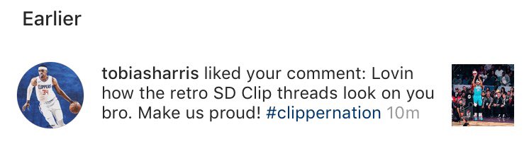 westosbestos's tweet photo. Shout out to @tobias31 for liking my comment! Just waiting for the retro SD Clipper jerseys to be available for him and I’m definitely going to cop. #ClipperNation #SDClips https://t.co/XgSdZyyJ9W