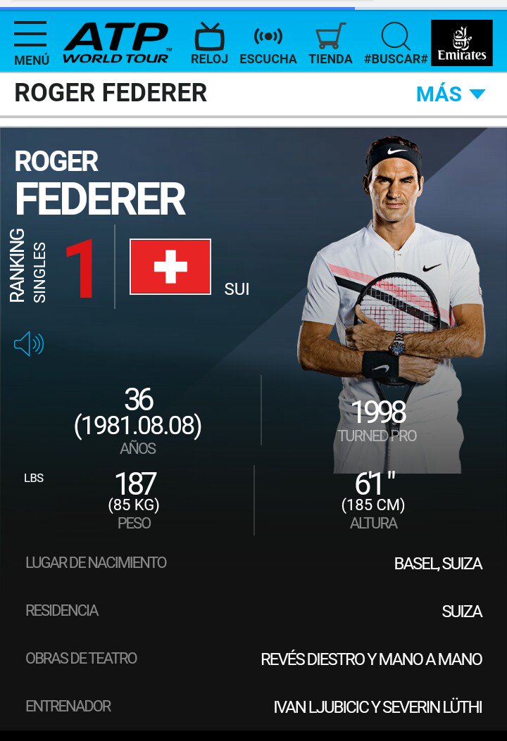GiaconiaM's tweet photo. La última vez fue el 4 de noviembre de 2012.  
Pasaron cinco años, tres meses y dos semanas. 
1934 días después, todo vuelve a la normalidad.
#Federer #Federer1 @rogerfederer 
#FedererNumberOne #RogerFederer #NumberOne https://t.co/0BmAxkBctb